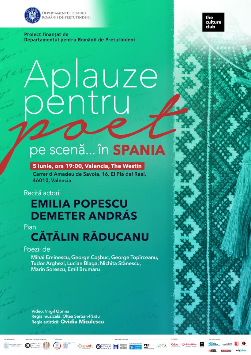 Aplauze pentru poet pe scenă… în Spania revine în iunie 2025, după succesul de anul trecut 18955807