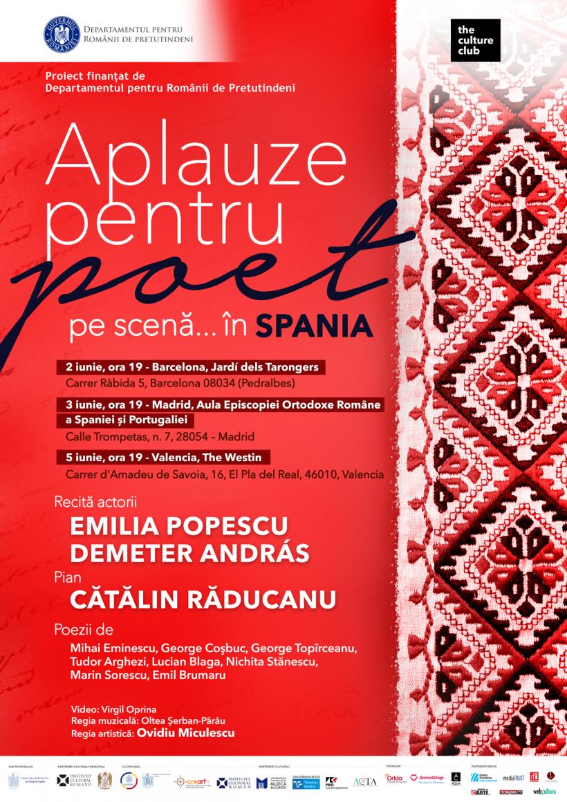 Aplauze pentru poet pe scenă… în Spania revine în iunie 2025, după succesul de anul trecut 18955808