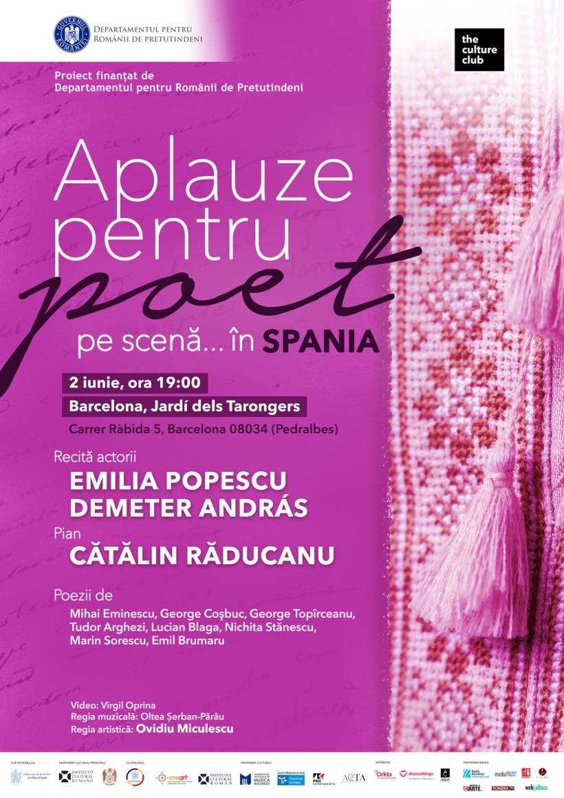 Aplauze pentru poet pe scenă… în Spania revine în iunie 2025, după succesul de anul trecut 18955809