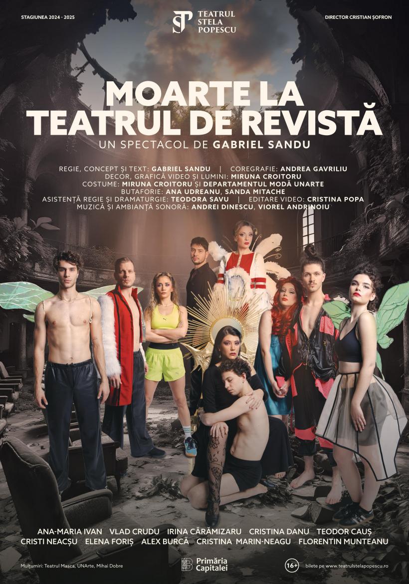 Moarte la Teatrul de Revistă – recenta premieră a Teatrului Stela Popescu, pe 4 iunie, la Metropolis 18956274