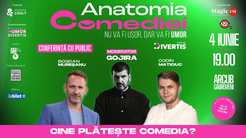 „Anatomia Comediei 2025”– trei podcasturi cu public despre evoluția umorului la români, alături de grupul-legendă Divertis 18956652