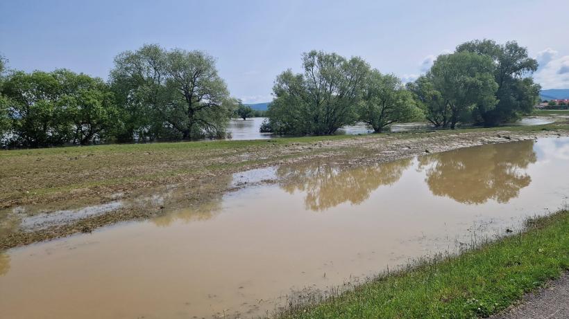 Frontul de la Băcel, localitate acoperită de ape: „La ultima inundație ne-au asfaltat drumul” 18956688