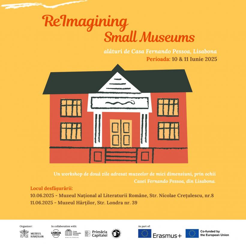 REIMAGINING SMALL MUSEUMS: Workshop despre rebranding muzeal susținut de Casa Fernando Pessoa din Lisabona