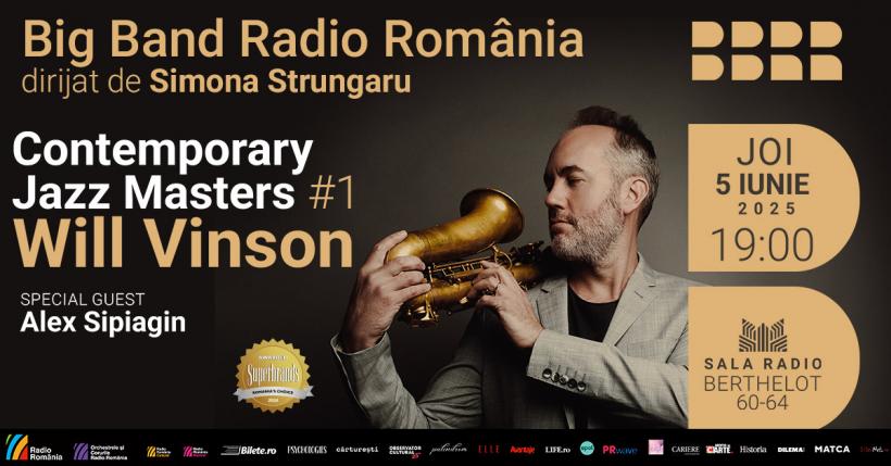 Saxofonistul și compozitorul Will Vinson,  invitat alături de Big Band-ul Radio România