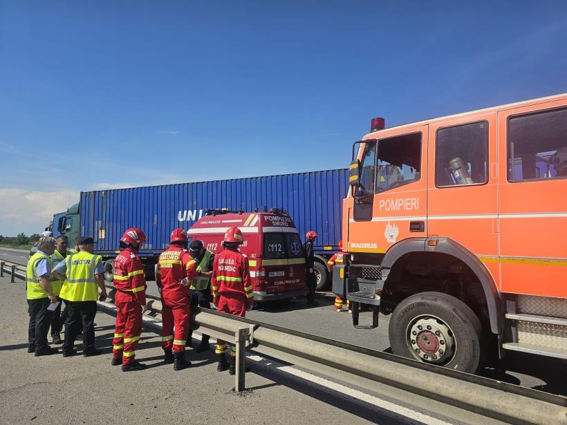 Un copil mort și patru răniți, bilanțul accidentului de pe autostrada București-Pitești 18957034