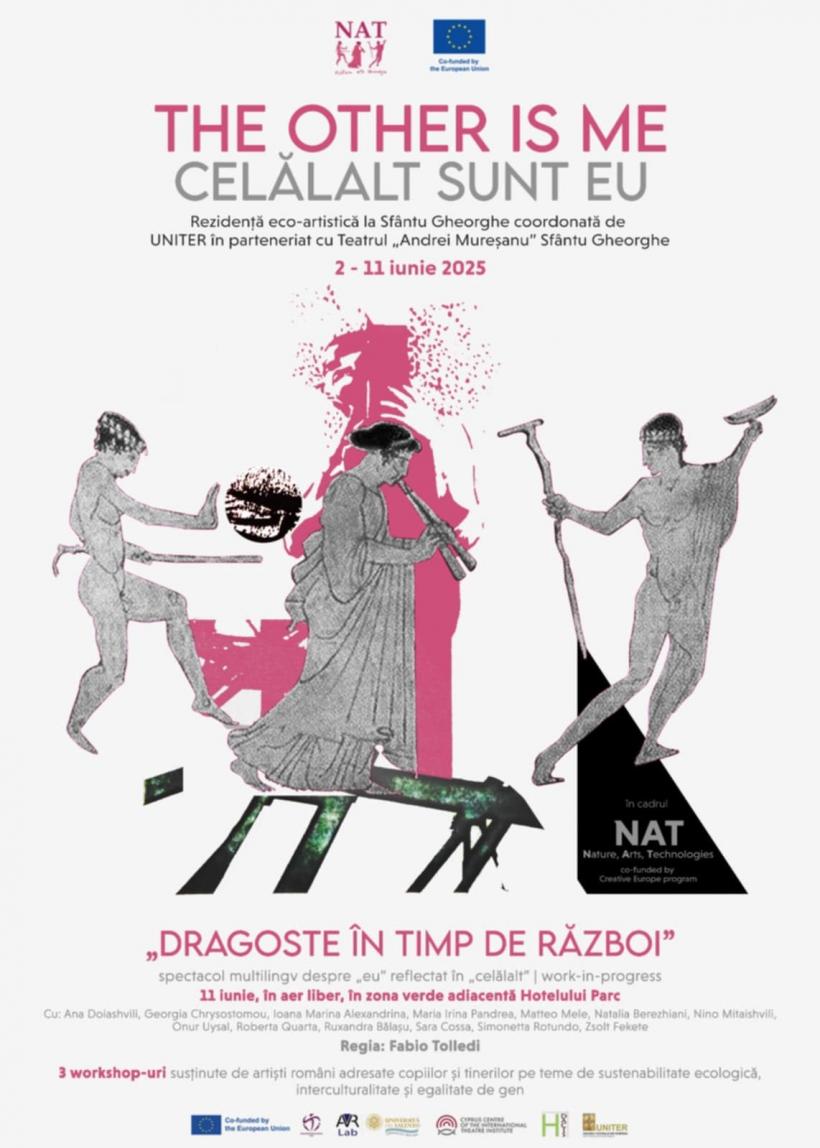 UNITER prezintă Nature, Arts,Technologies:  Rezidența internațională The Other is Me/ Celălalt sunt eu  în România