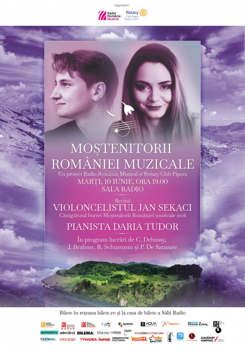 „Moștenitorii României muzicale”: recital-eveniment susținut de violoncelistul Jan Sekaci și pianista Daria Tudor 18956890