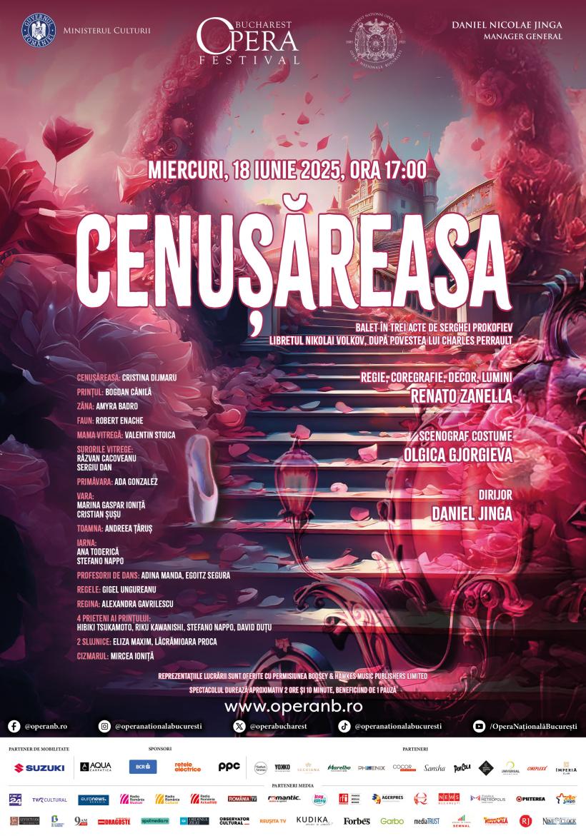 Recenta premieră de balet „Cenușăreasa” prezentată de ONB la Bucharest Opera Festival 18956841