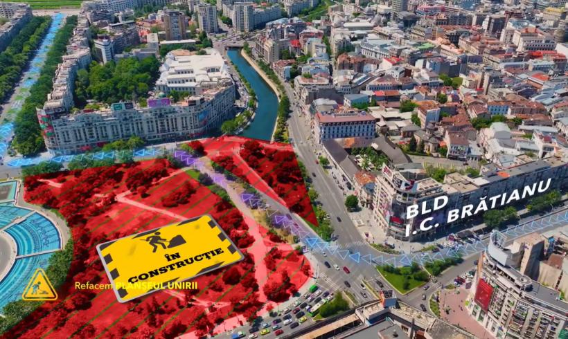 Daniel Băluță anunță începerea lucrărilor la Planșeul Unirii și rutele ocolitoare pentru mașini