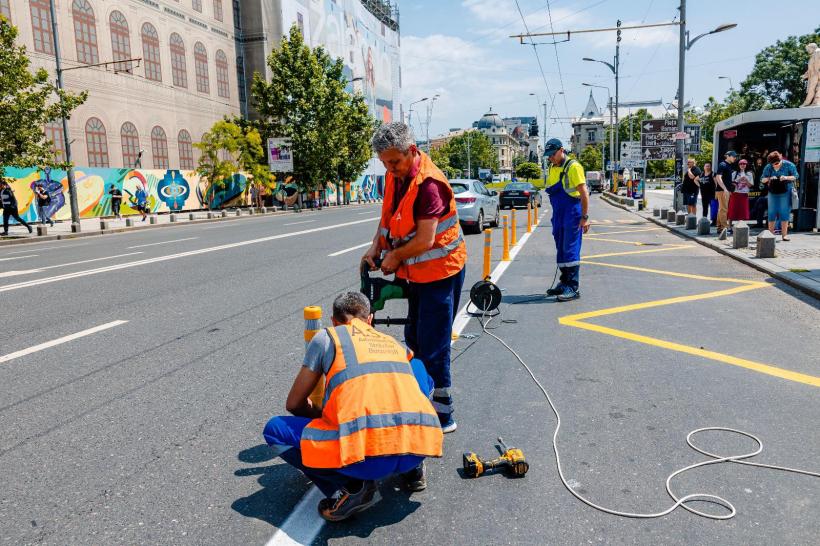 Noi benzi unice pentru transportul în comun în trei puncte cheie din Capitală 18958250