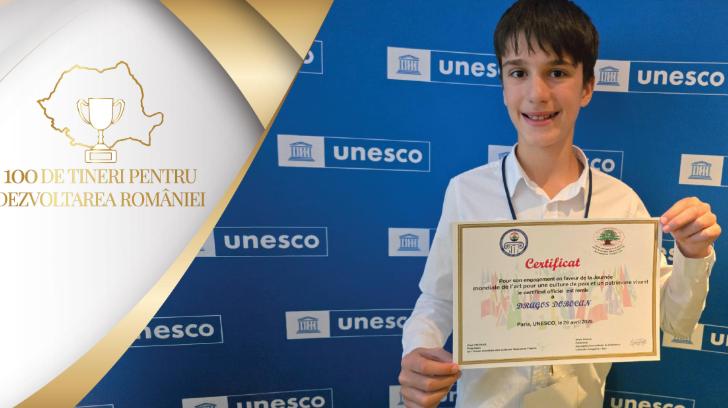 Dragoș Dobocan – singurul copil român cu expoziții la UNESCO Paris, Dubai și Praga