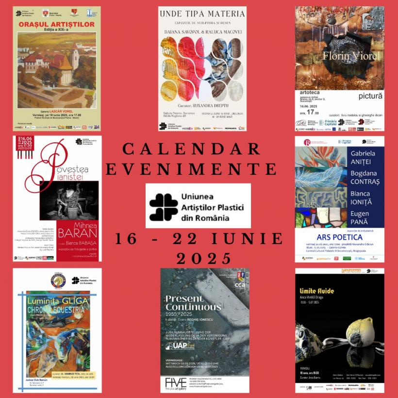 Uniunea Artiștilor Plastici din România face noi propuneri de evenimente vizuale în săptămâna 16 -22 iunie 2025 18958618
