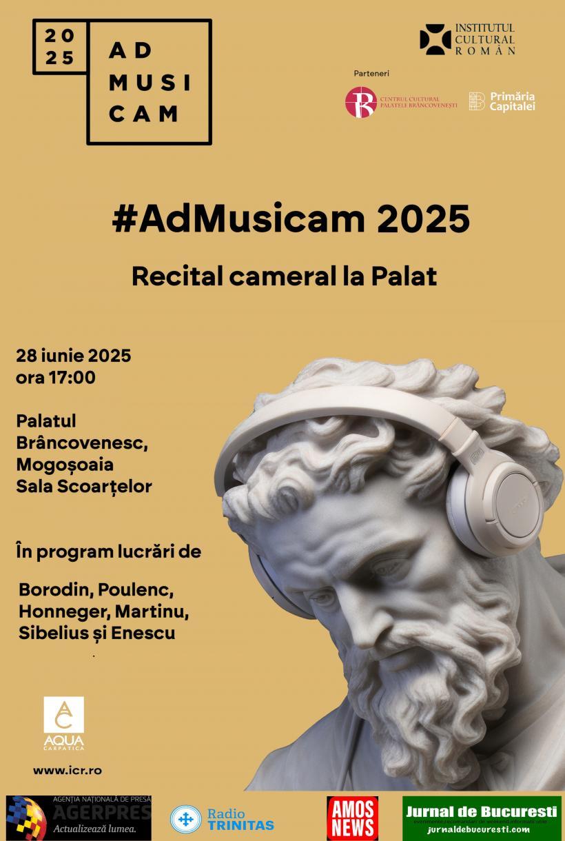 Cursanții programului ICR #ADMUSICAM 2025 susțin primul concert la Palatele Brâncovenești