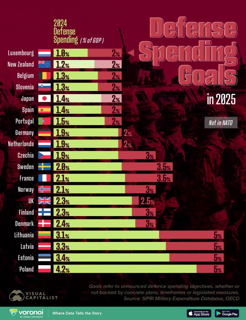 Polonia este liderul NATO la alocarea bugetară pentru armată ca procent din PIB 18960324