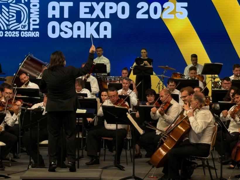 România a adus primul concert simfonic la Expo Osaka 2025 susținut de Filarmonica „George Enescu” din București. Japonezii au cerut trei bisuri 18960585