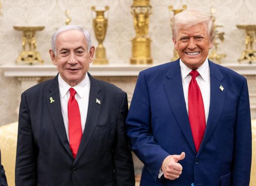 Donald Trump și Benjamin Netanyahu, întâlnire la Casa Albă