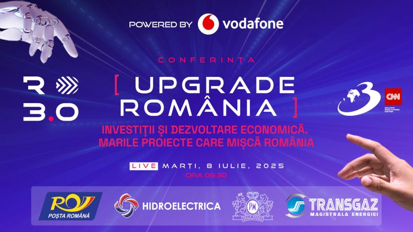 Noul cod fiscal, imbold sau frână pentru investiții? Conferința națională RO 3.0: „UPGRADE Romania. Investiții și dezvoltare economică. Marile proiecte care mișcă Romania” 18961846