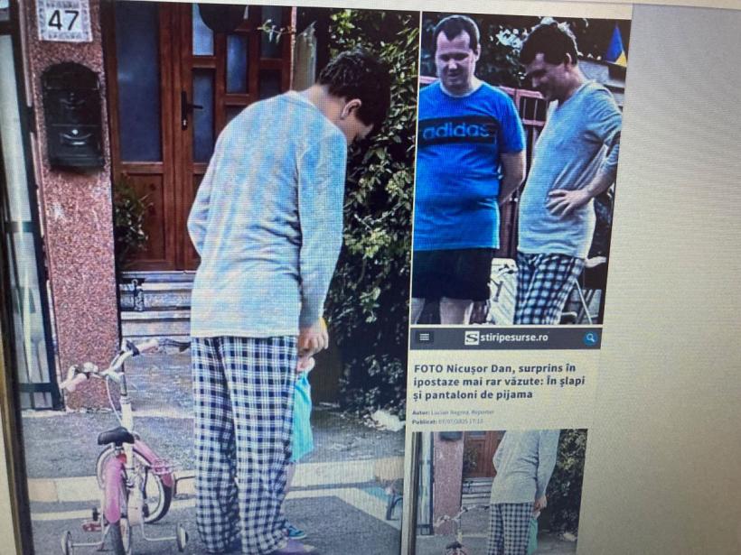 Nicușor Dan șochează România. A apărut pe stradă în pantaloni de pijama și șlapi mov