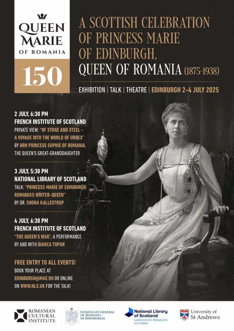 Eveniment la ICR Londra: Regina Maria a României, sursă de inspirație lirică pentru artiști britanici 18962220