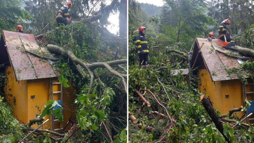 Furtuna din Sinaia a avariat Castelul Peleș și Casa memorială George Enescu