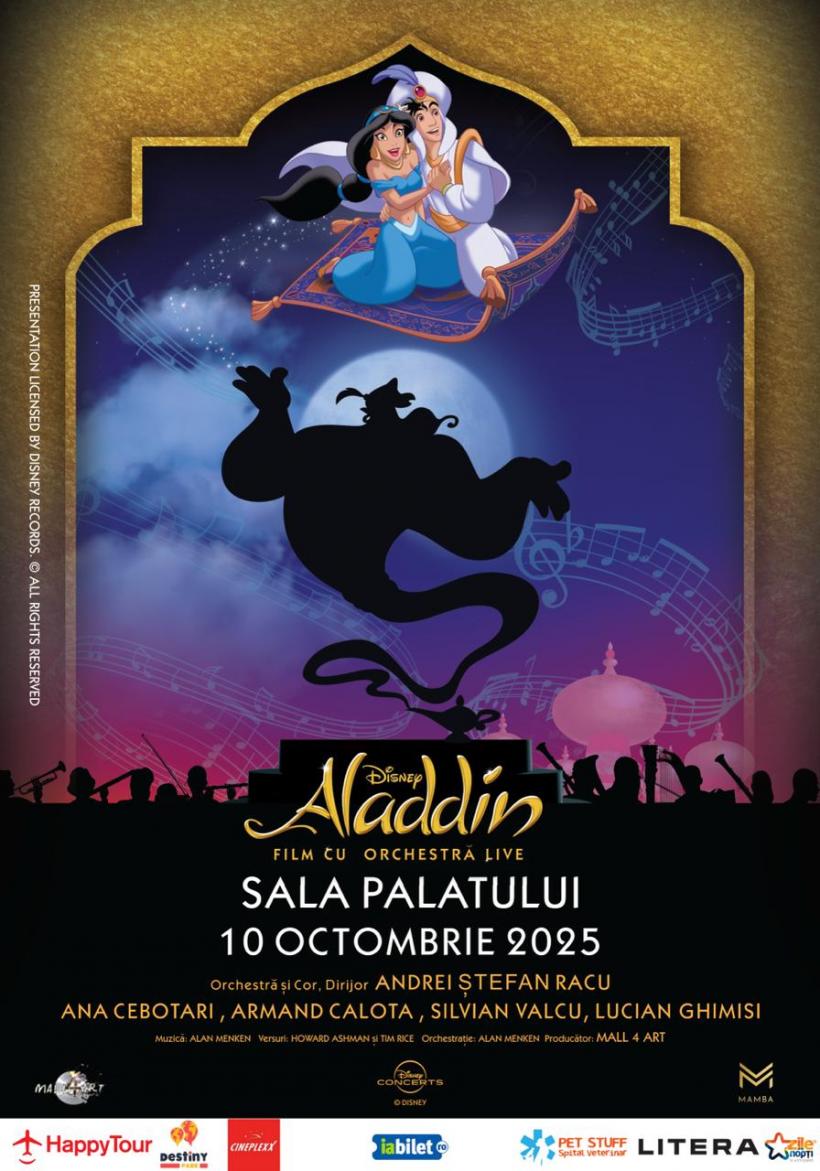 Angela Gheorghiu, Orishas, Disney - Aladdin și Jonas Kaufmann: patru evenimente culturale din București pentru care beneficiezi de bilete la prețuri avantajoase până pe 1 august