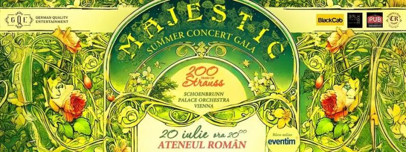 „Majestic Summer Concert Gala - 200 Years of Johann Strauss” te poartă într-o călătorie imperială la Ateneul Român