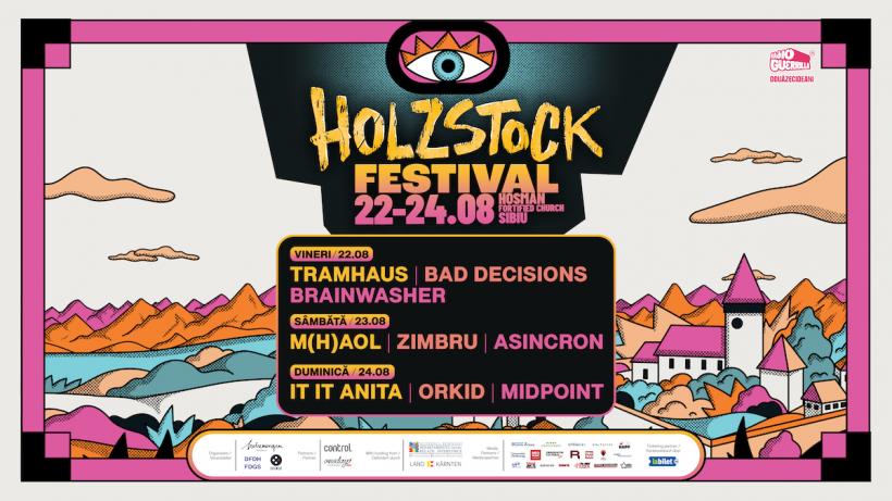 Un festival cu rădăcini în comunitate, între dealurile Transilvaniei -  programul pe zile de la Holzstock Indie Festival, ediția a XI-a
