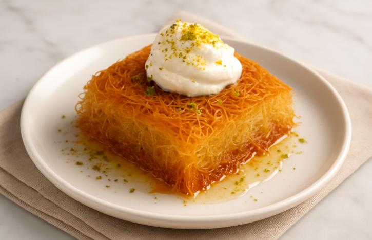 Cataif de casă cu frișcă: Experiența senzorială orientală de weekend