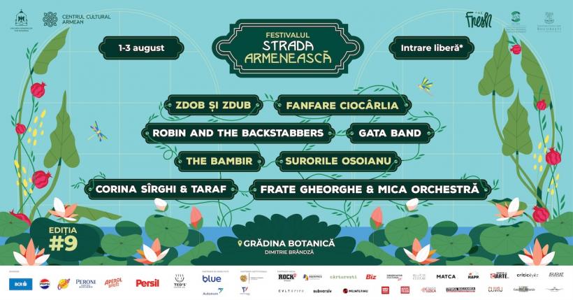 Festivalul Strada Armenească: trei zile de muzică live, dialoguri culturale și identitate a diasporei armene în Grădina Botanică