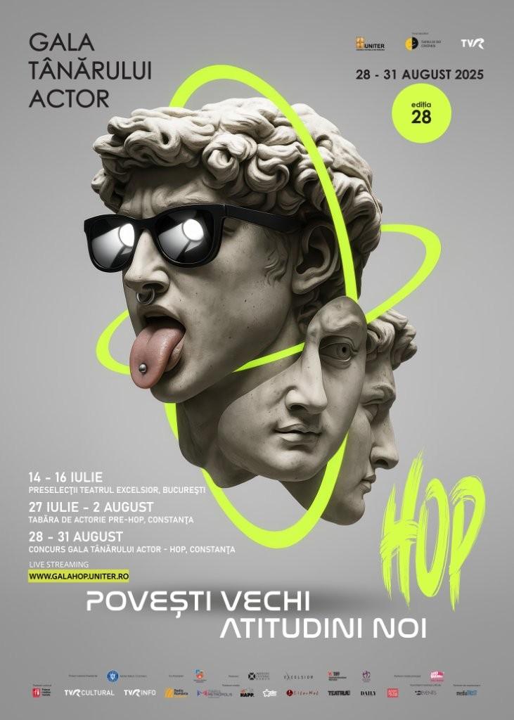 Câștigătorii preselecției pentru Gala HOP – Gala Tânărului Actor, 2025