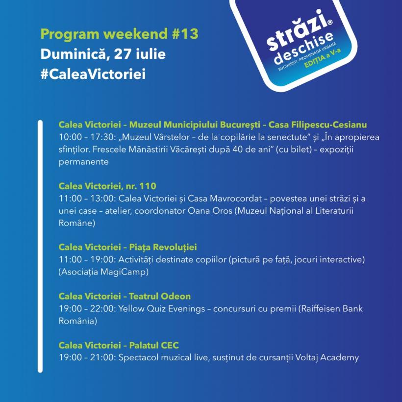 Muzică live și scenă deschisă pentru tineri artiști– în acest weekend la „Străzi deschise – București” 18964487