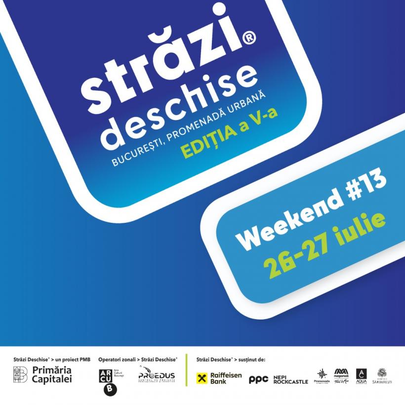 Muzică live și scenă deschisă pentru tineri artiști– în acest weekend la „Străzi deschise – București”