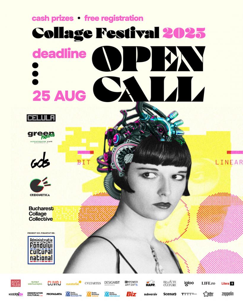 Collage Festival revine în 2025, cu un apel deschis pentru artiști și o serie impresionantă de evenimente