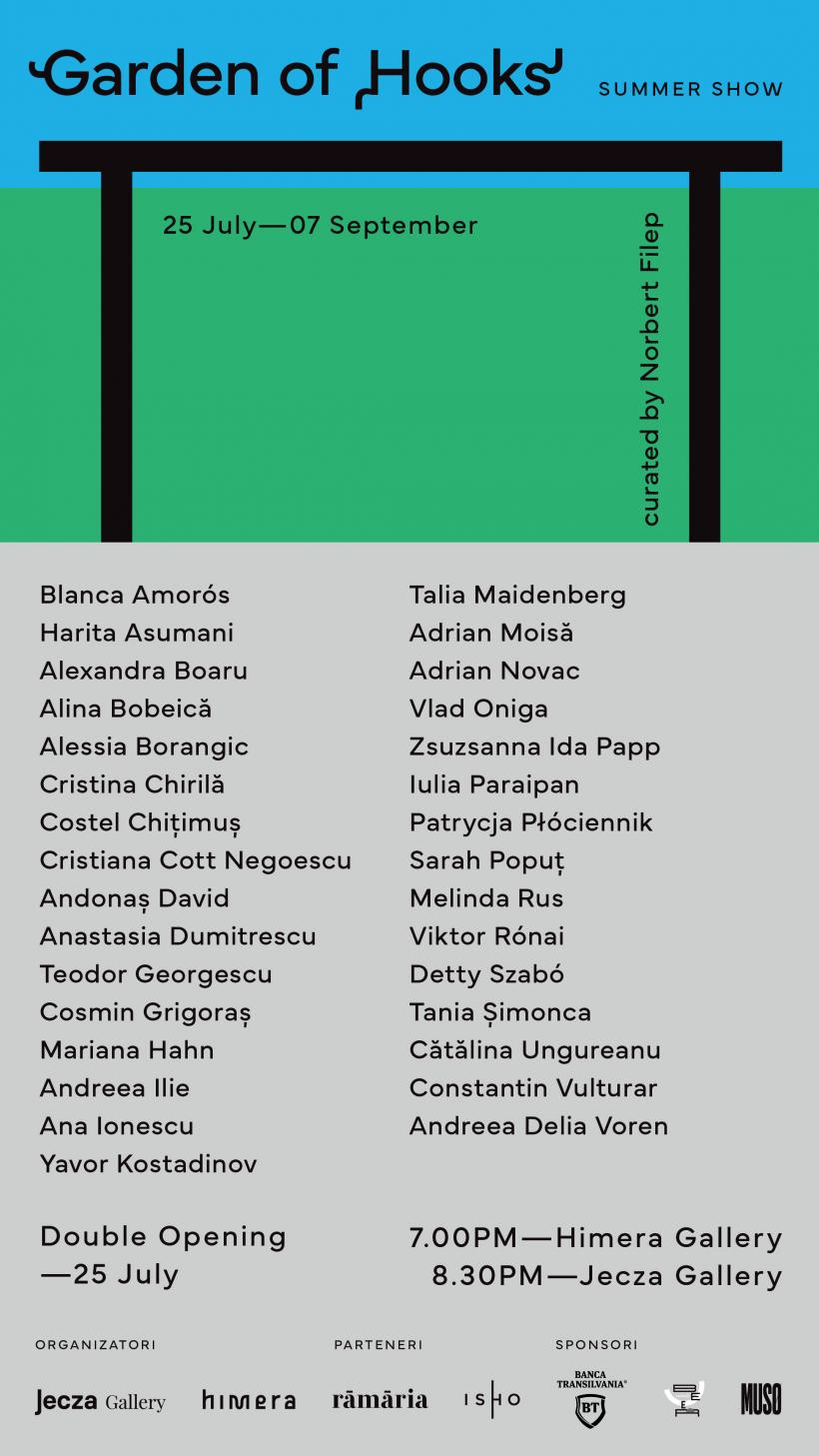„Garden of Hooks”, Summer Show-ul realizat de Galeria Jecza în colaborare cu Galeria Himera, aduce 31 de artiști emergenți la Timișoara 18964215