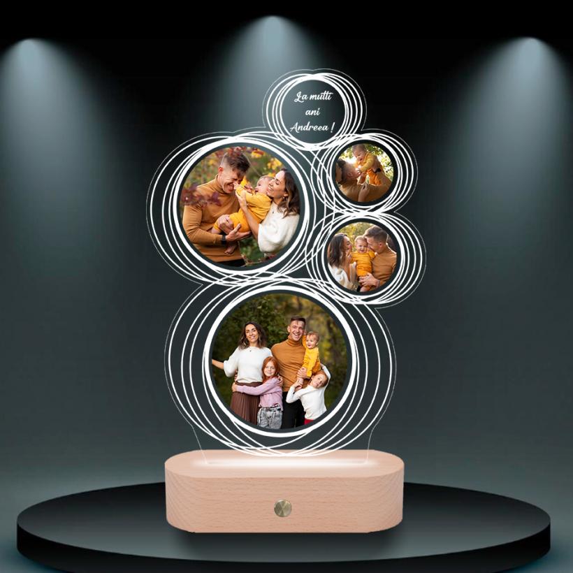 Iluminare cu suflet – cum transformă o lampă LED 3D personalizată orice spațiu într-un colț de poveste