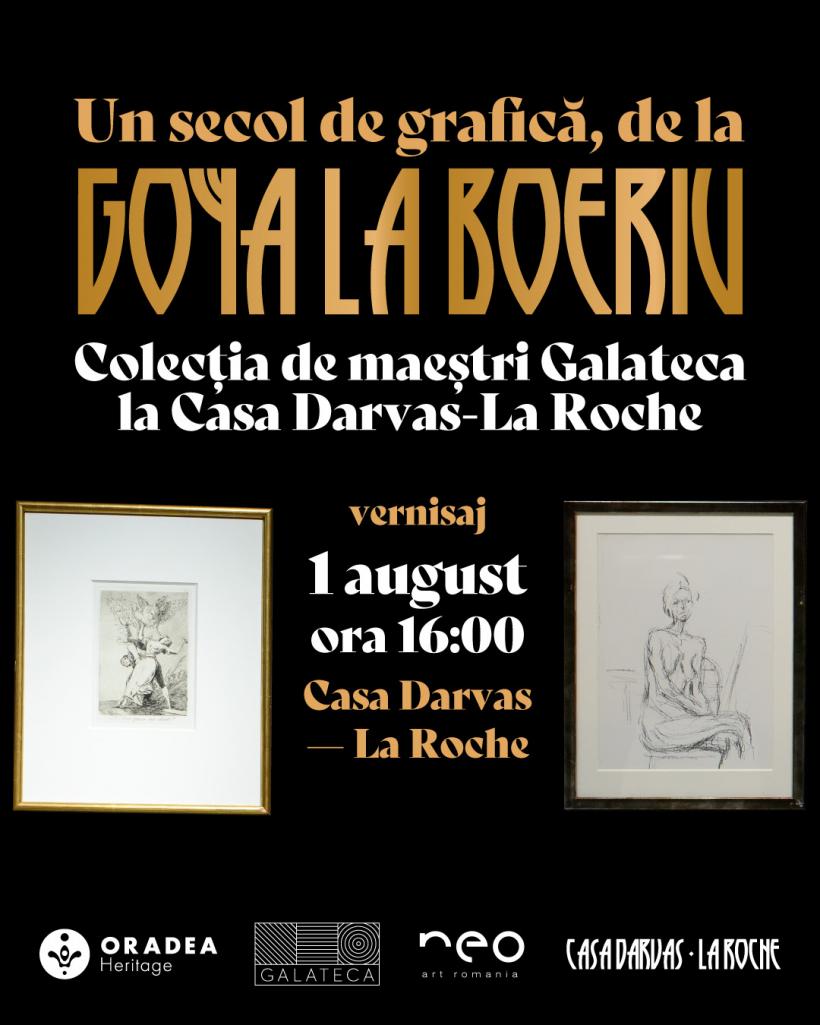 Un secol de grafică, de la Goya la Boeriu. Colecția Galateca în premieră  la Oradea 18965183