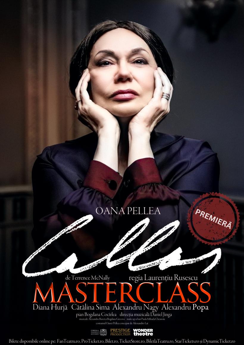 „Callas masterclass”, cu Oana Pellea în rol principal, la Brașov, Constanța și Iași 18965082