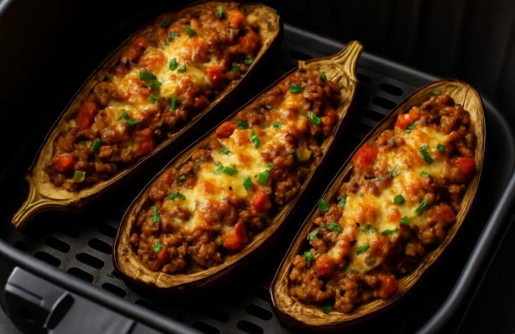 Cum gătești vinete umplute în air fryer: 3 Idei ușoare pentru prânz sau cină