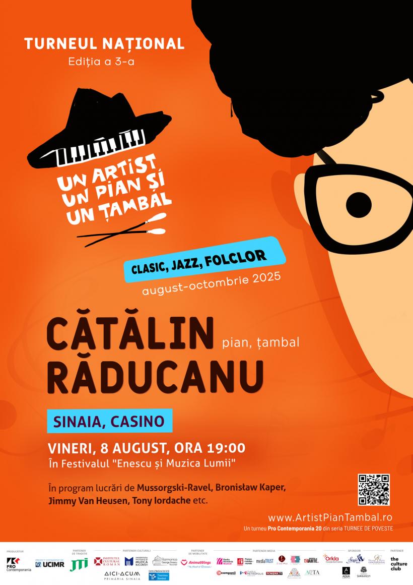 Turneul Național Un artist, un pian, un țambal începe vineri, 8 august, la Sinaia, cu un recital în Festivalul Enescu și muzica lumii 18965762