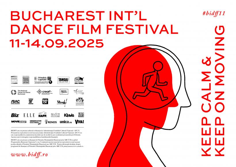 Bucharest International Dance Film Festival anunță cea de-a XI-a ediție: „Keep Calm and Keep On Moving”