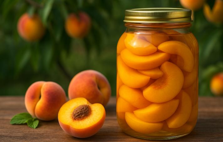 Compot de piersici aromat. Trucuri pentru un gust de neuitat