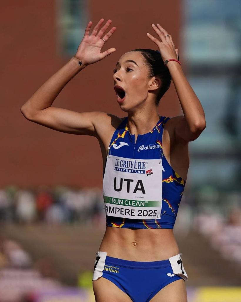 Record istoric pentru România! Ştefania Uță a luat  AURUL la Europenele U20, la 400 de metri garduri 18966662