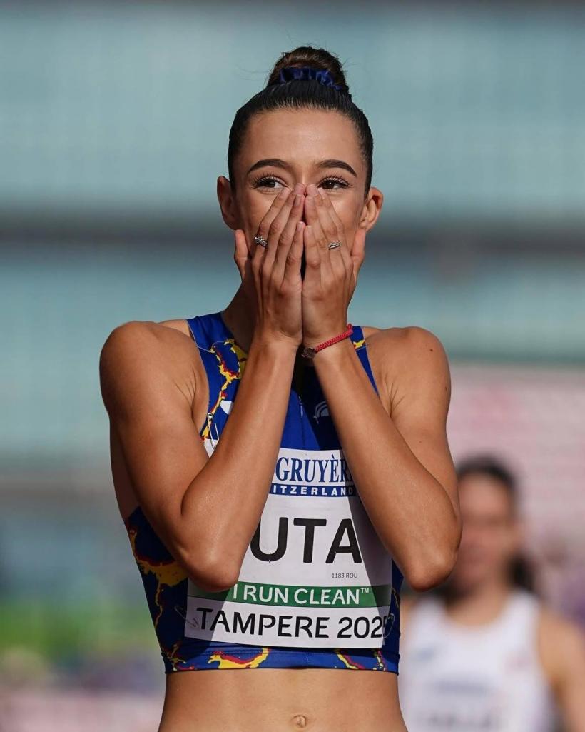 Record istoric pentru România! Ştefania Uță a luat  AURUL la Europenele U20, la 400 de metri garduri 18966663