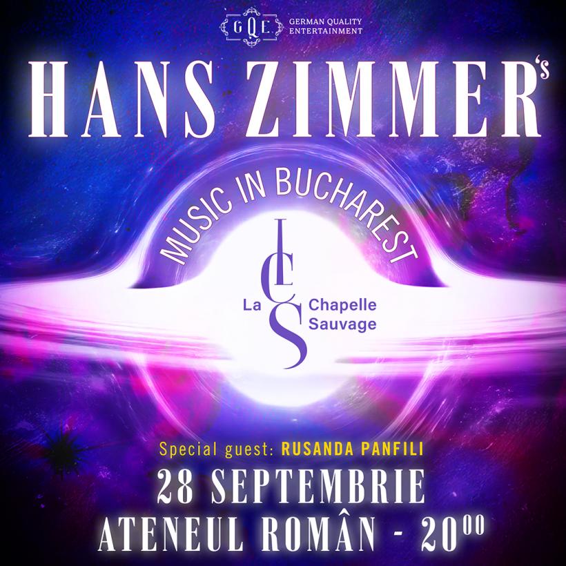 Violonista Rusanda Panfili şi Orchestra La Chapelle Sauvage  vor fermeca Bucureștiul cu muzica lui Hans Zimmer pe 28 septembrie la Ateneul Român 18966350