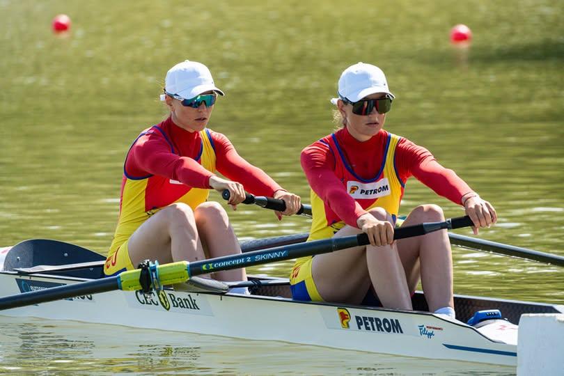 Aur pentru echipajul de dublu rame feminin la Mondialele de Canotaj Under 19