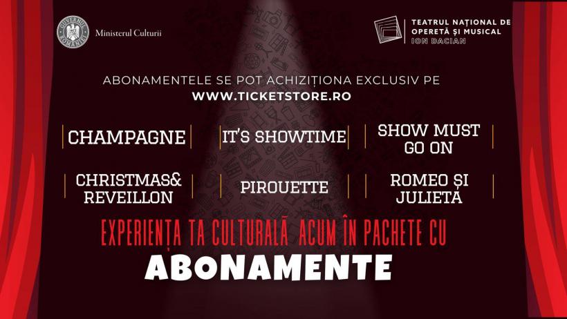 Teatrul Național de Operetă și Musical „Ion Dacian” anunță punerea în vânzare a biletelor pentru spectacolele din prima parte a stagiunii 2025/26 18966639