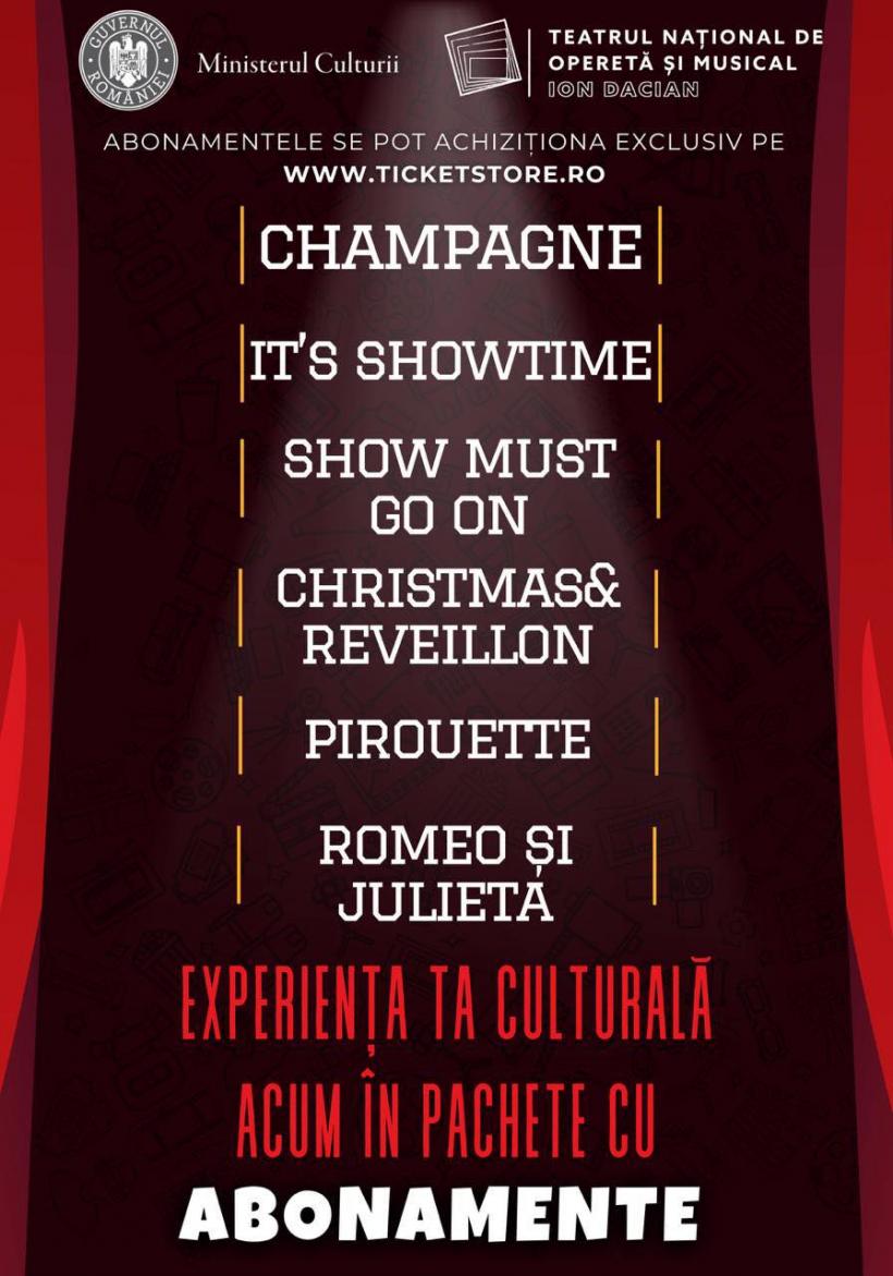 Teatrul Național de Operetă și Musical „Ion Dacian” anunță punerea în vânzare a biletelor pentru spectacolele din prima parte a stagiunii 2025/26 18966640