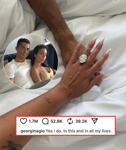 Cristiano Ronaldo și Georgina Rodríguez și-au anunțat logodna