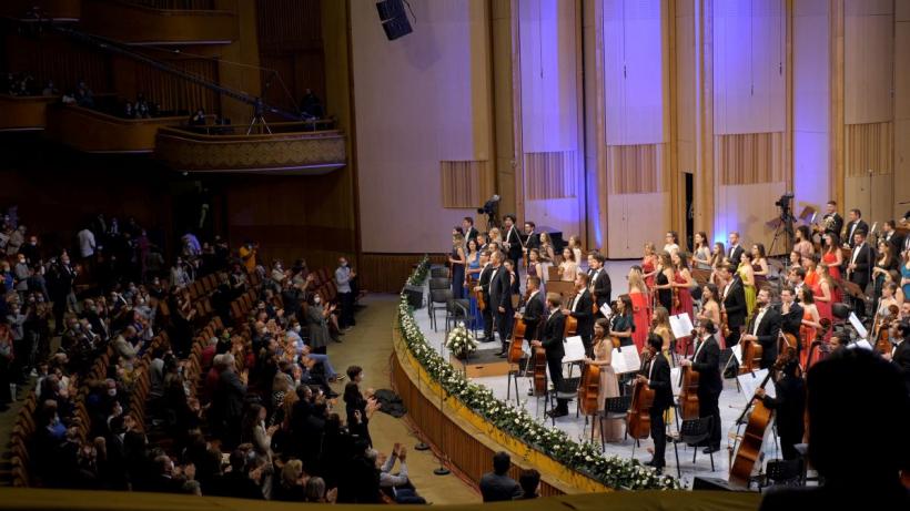 A opta oară prezentă la Festivalul Internațional George Enescu,  Orchestra Română de Tineret va avea trei apariţii în 2025, pe 6, 7 şi 16  septembrie 18967000