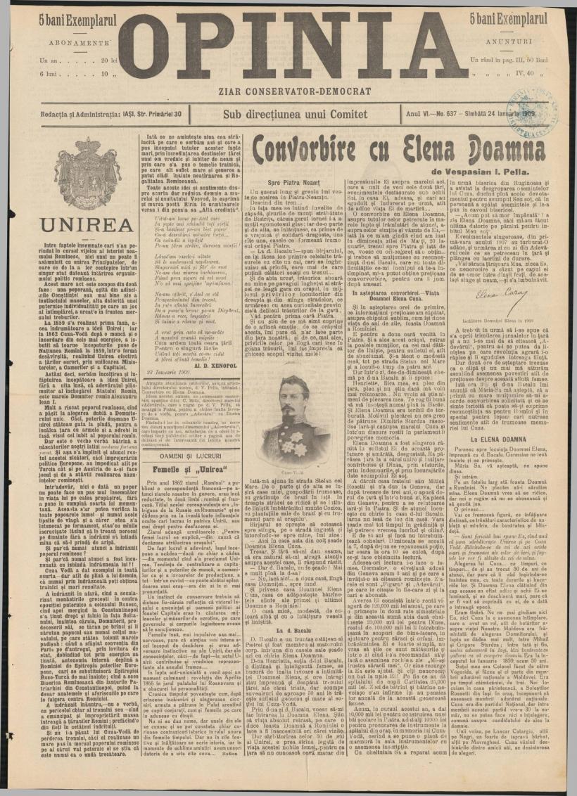 Elena Cuza, prima Prima Doamnă a României 18967011